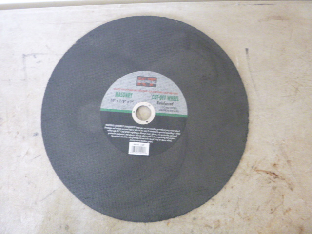 lot 101 image: KT Masonry Cut-Off Wheel