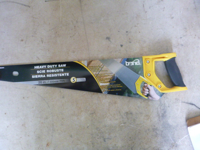lot 106 image: Bond Heavy Duty Hand Saw