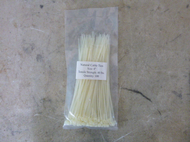 lot 124 image: 8 Cable Ties