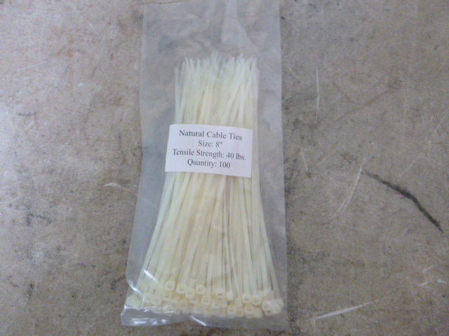lot 130 image: 8 Cable Ties