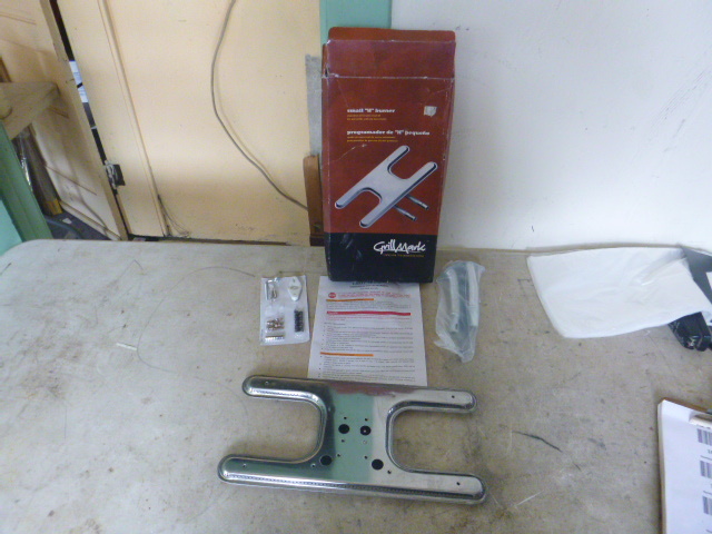lot 171 image: Grill Mark Stainless Steel Small H Burner