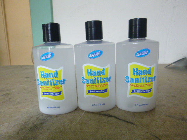 lot 173 image: 3 Bottles of Hand Sanitizer