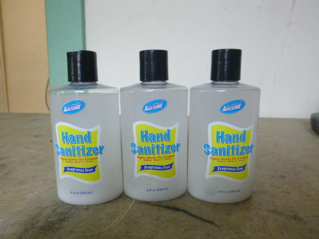 lot 174 image: 3 Bottles of Hand Sanitizer