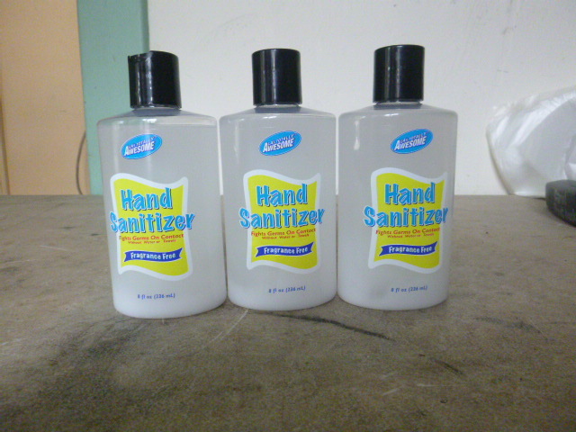 lot 176 image: 3 Bottles of Hand Sanitizer