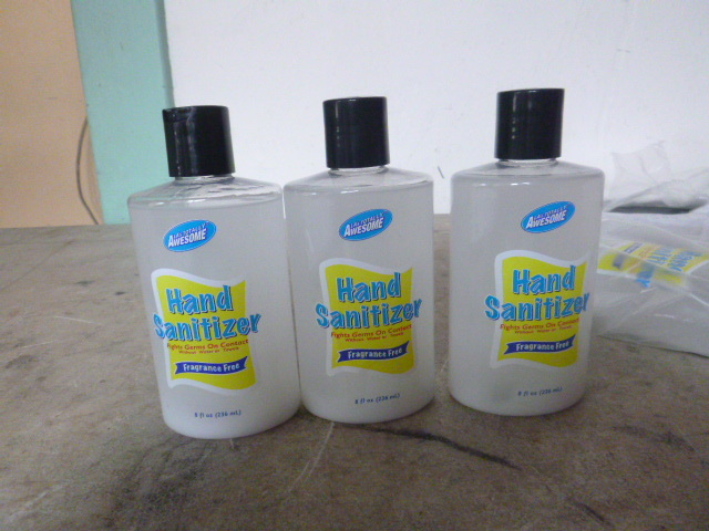 lot 177 image: 3 Bottles of Hand Sanitizer