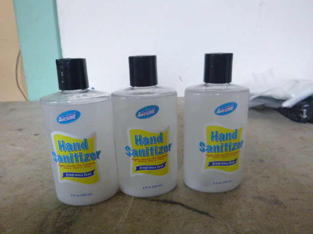lot 178 image: 3 Bottles of Hand Sanitizer