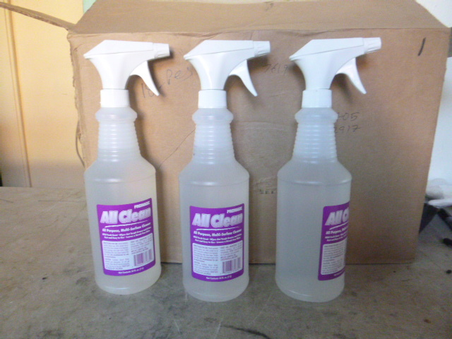 lot 183 image: 3 Bottles of All Clean All Purpose Multi-Surface Cleaner