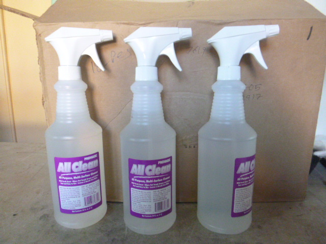 lot 184 image: 3 Bottles of All Clean All Purpose Multi-Surface Cleaner