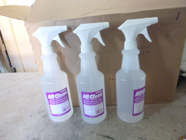 lot 185 image: 3 Bottles of All Clean All Purpose Multi-Surface Cleaner