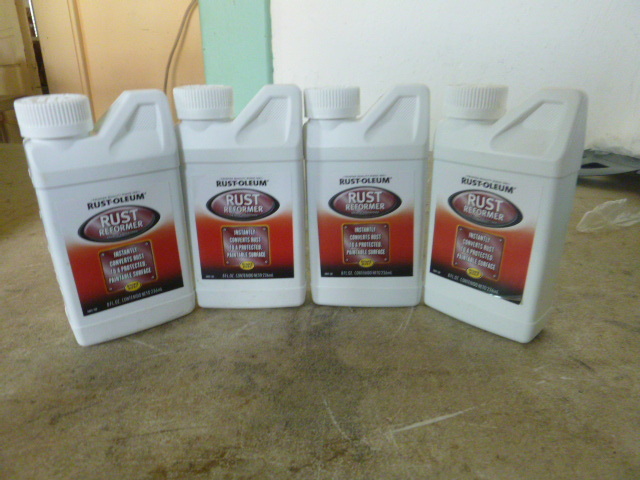 lot 195 image: 4 Bottles of Rust-Oleum Rust Reformer