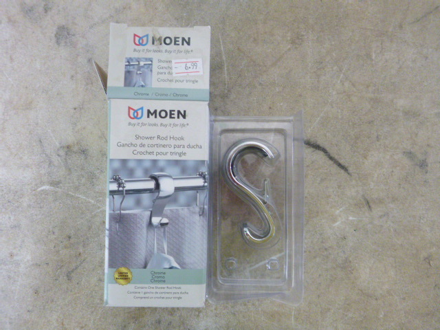 lot 221 image: Moen Shower Rod Hook