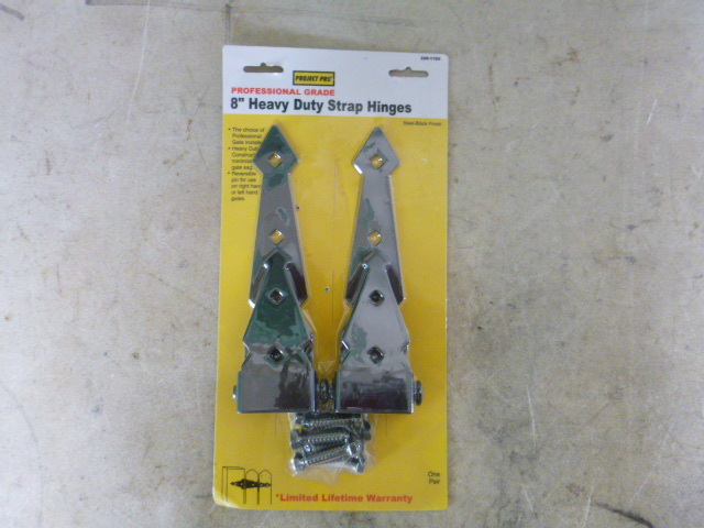 lot 237 image: Project Pro Grade Heavy Duty Strap Hinges