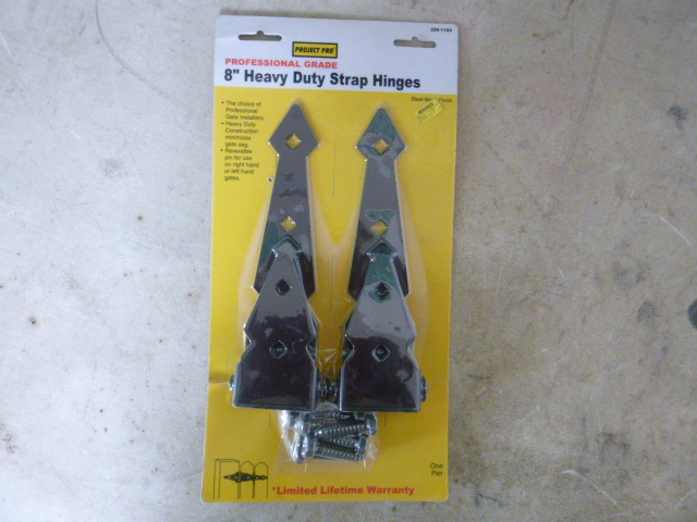lot 238 image: Project Pro Grade Heavy Duty Strap Hinges