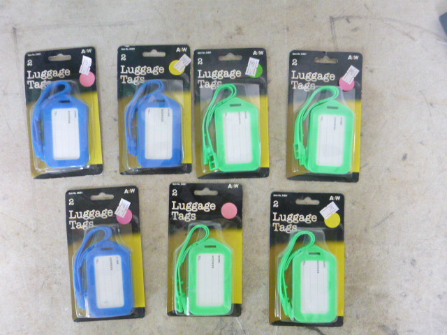 lot 241 image: 7 Packs of Luggage Tags