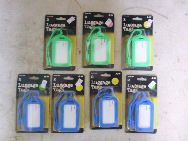 lot 242 image: 7 Packs of Luggage Tags