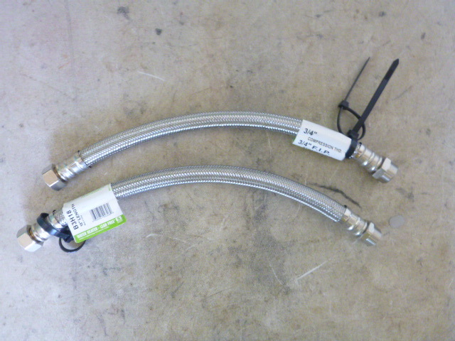 lot 280 image: 2 Water Heater Flex Hose