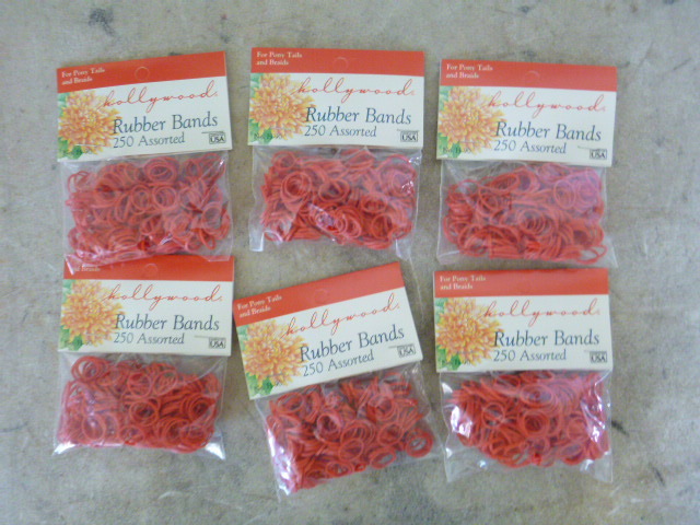 lot 285 image: 6 Packs of Hollywood Rubber Bands