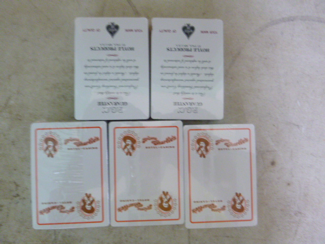 lot 296 image: 5 Decks of Playing Cards