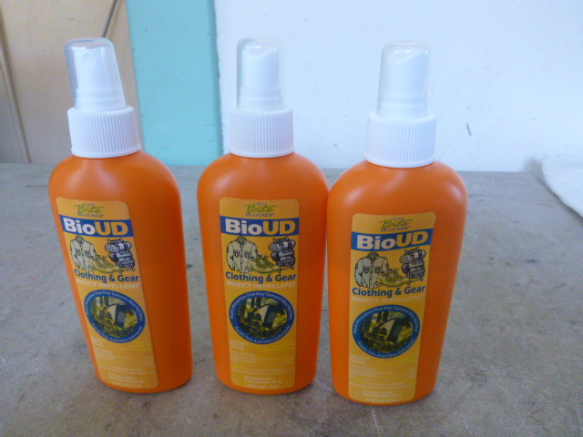lot 308 image: 3 Bottles of Homs Bite Blocker BioUD Clothing and Gear Insect Repellent