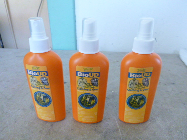 lot 309 image: 3 Bottles of Homs Bite Blocker BioUD Clothing and Gear Insect Repellent