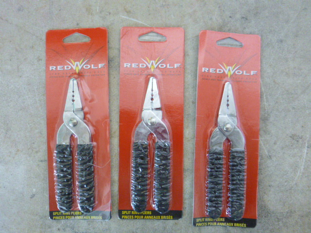 lot 387 image: 3 Red Wolf Split Ring Pliers