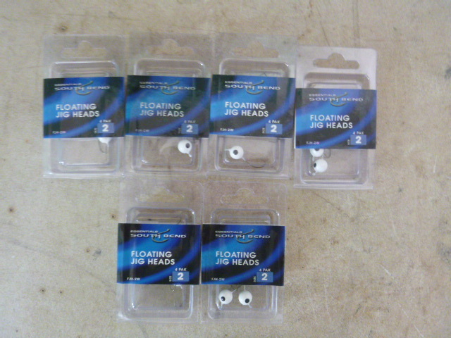 lot 414 image: 6 Packs of South Bend Floating Jig Heads