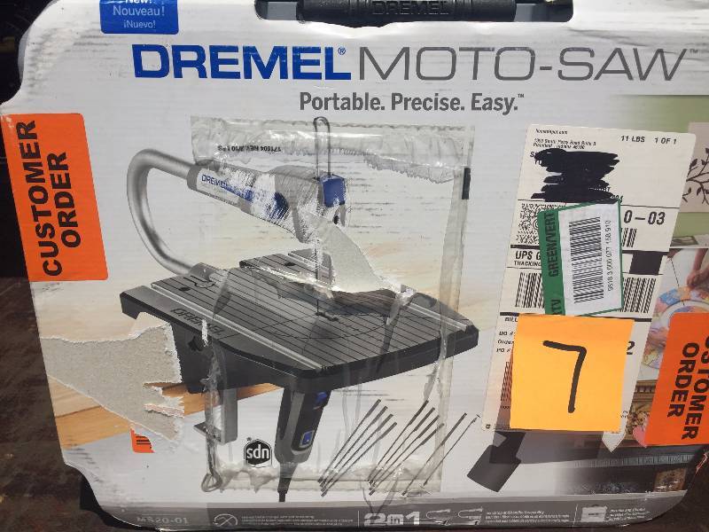 lot 7 image: Dremel Moto Saw   Model MS20-01 New