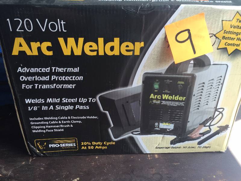 lot 9 image: Pro Series 120-Volt Arc Welder New
