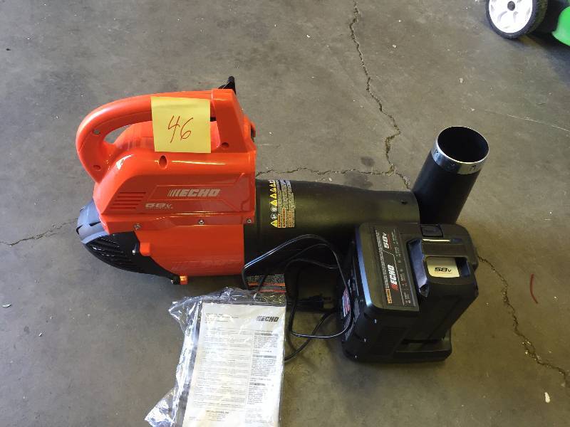 lot 46 image: Echo 120 mph 450 CFM 58-Volt Lithium-Ion Brushless Cordless Blower New