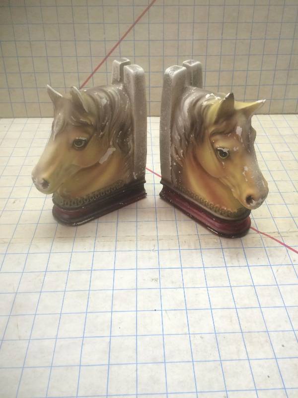Porcelain Book Ends