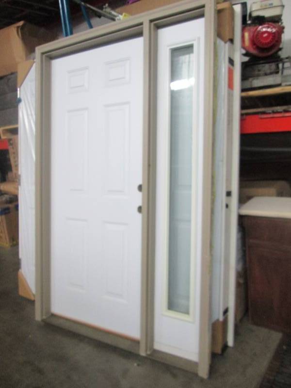 lot 6 image: Waudena Millwork Exterior Door With Window