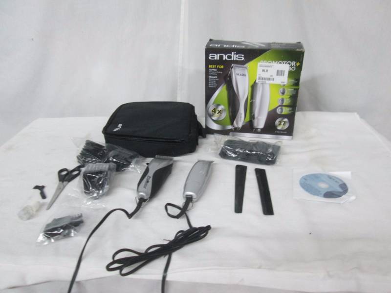 lot 34 image: Andis Pro Motor 27-pc. Hair ClipperTrimmer Combo