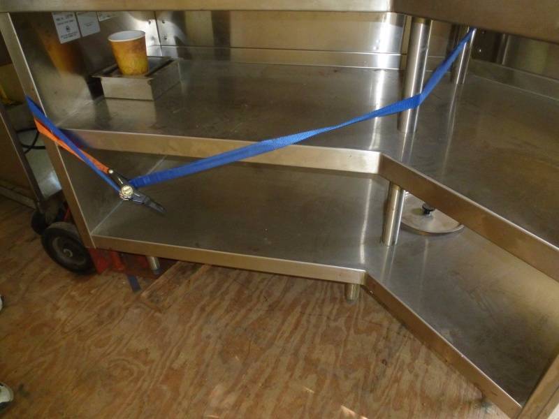 Stainless Steel Table- Corner unit