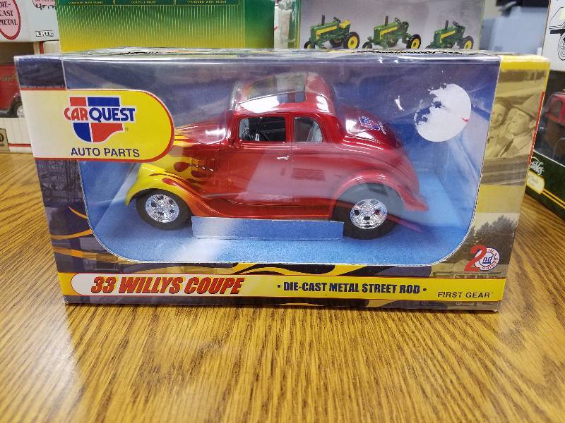 lot 11 image: 33 Willys Coupe Car Quest Auto Parts Die Cast Street Rod by First Gear