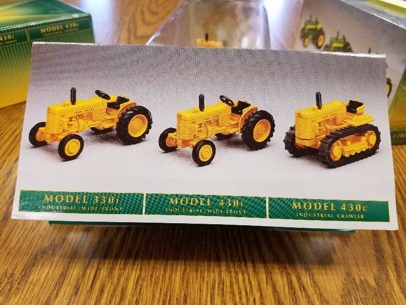 lot 39 image: John Deere Tractors Models 330I, 430I & 430C