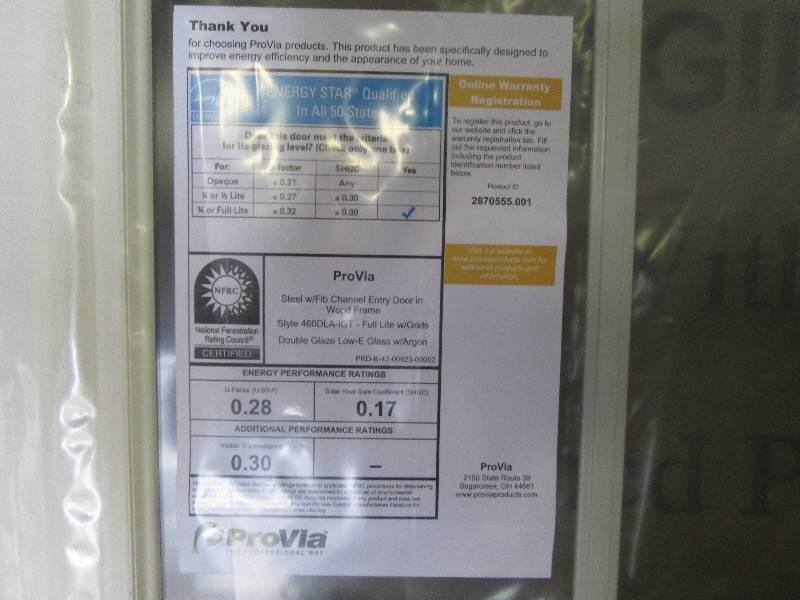 Provia Front Door