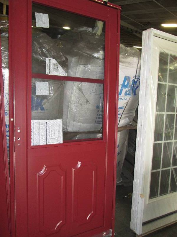 Red Storm Door | Building Materials - Brand New - No ...