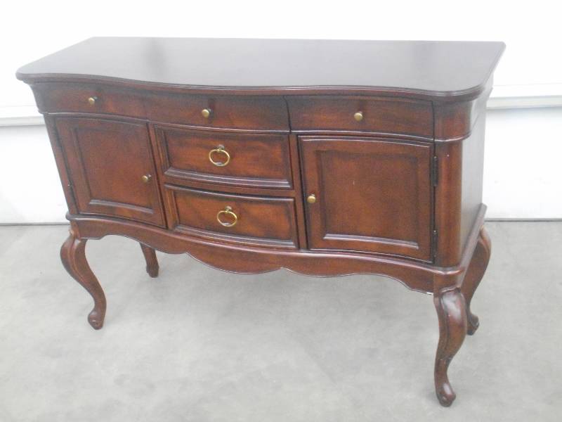 Outlook 5-Drawer Wood Hutch, Felt-L...