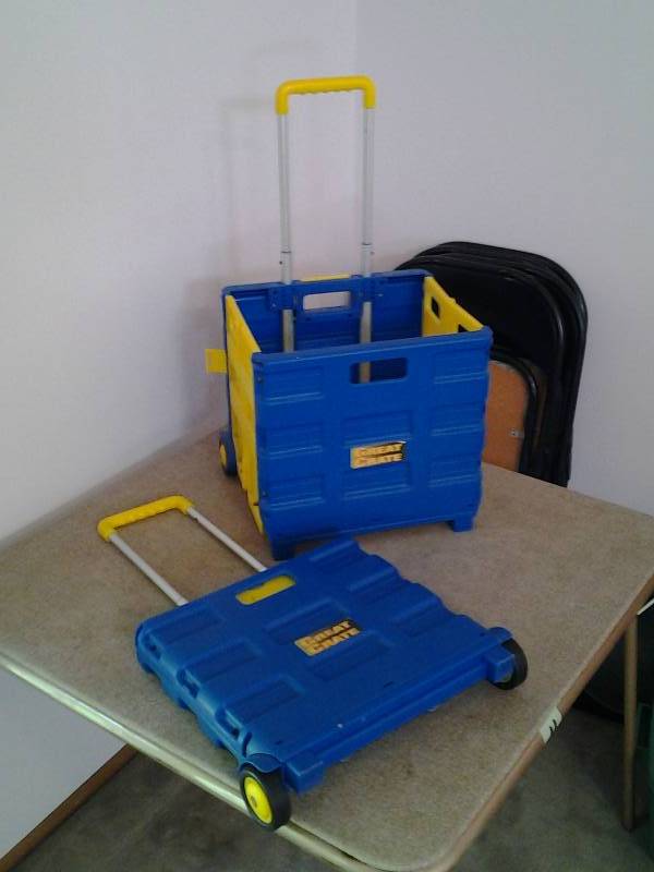 2-Great Crate FoldingRolling Storage Bins