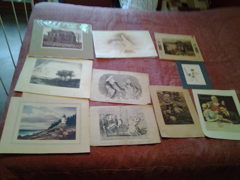 Collection Of Vintage Prints & Lithographs