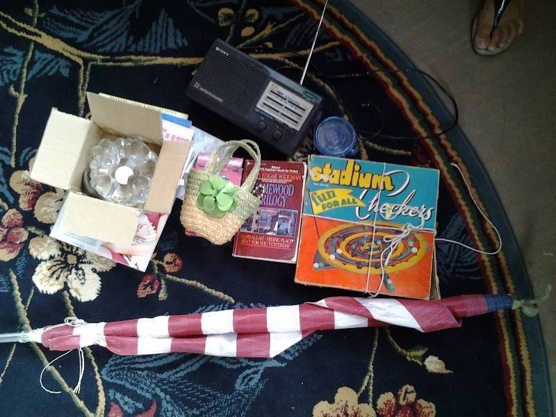 Flag With Pole, Sony Radio, Stadium Marble Game