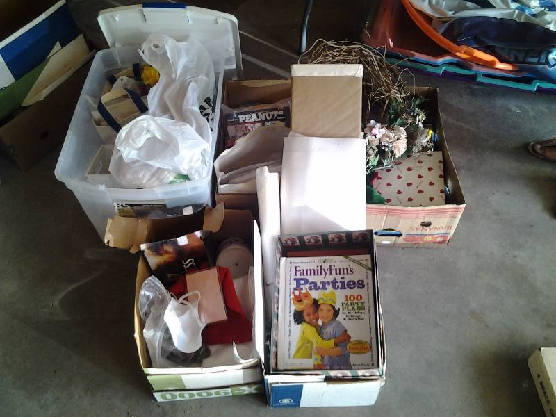 6-Boxes Of Craft, Sewing, Needlework Related Supplies