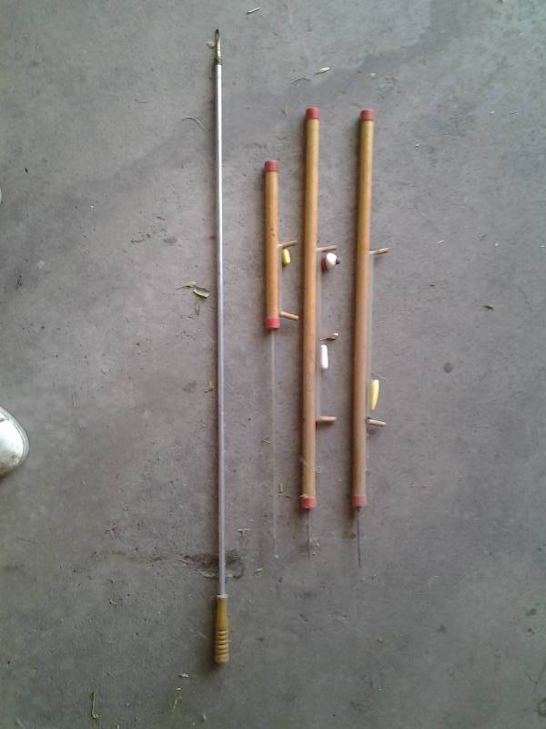 Ice Fishing Jig Sticks, Gun Cleaning Rod