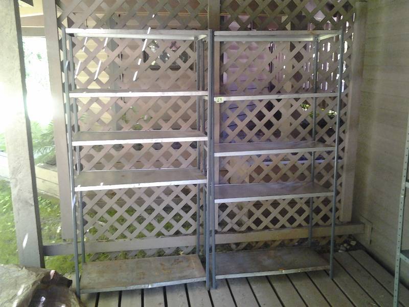 2-Metal Shelf Units