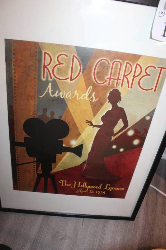 lot 17 image: Lot of (2) Framed Wall Art