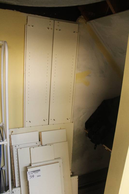 lot 59 image: Lot of Pegboard Shelving