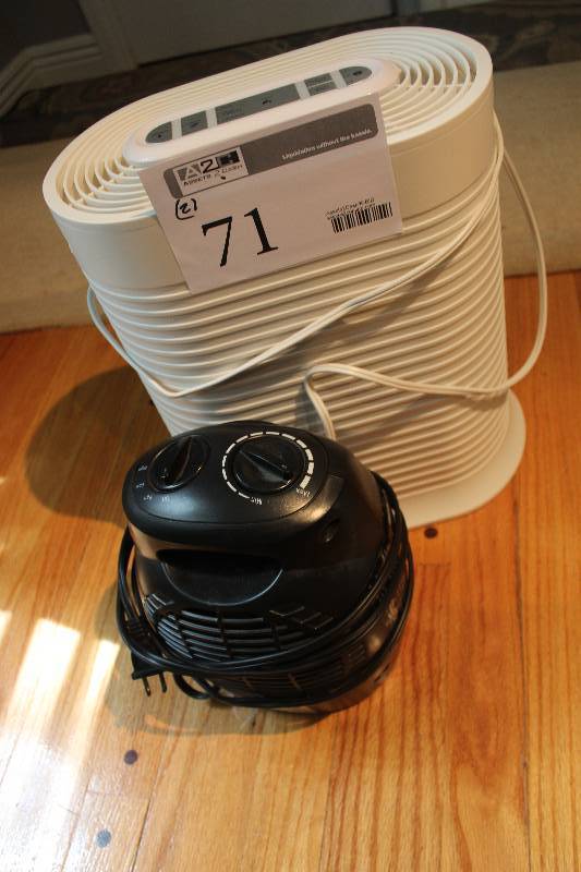 lot 71 image: Lot of (2) Space Heaters Including 1) Intertek 1500W Ceramic Heater AND 1) Honeywell