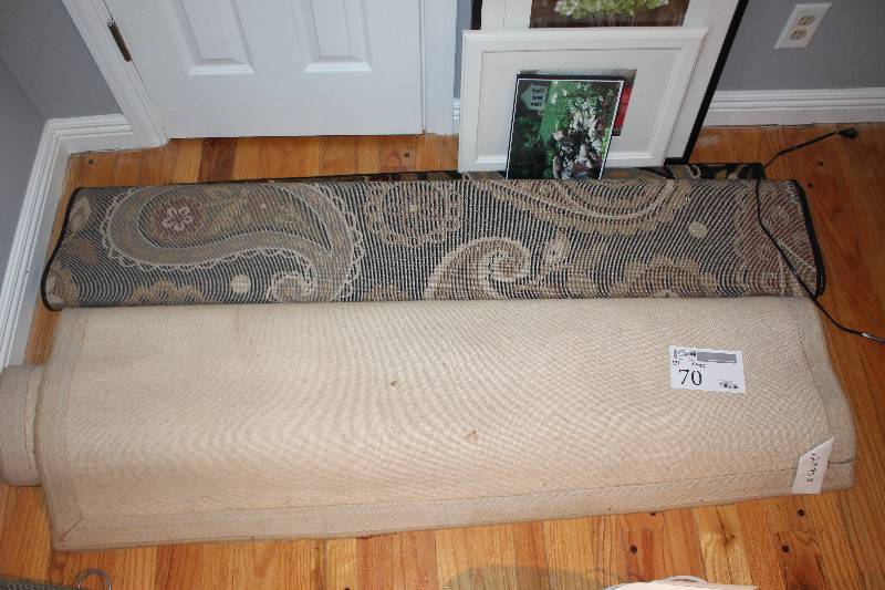 lot 70 image: Lot of (2) Area Rugs