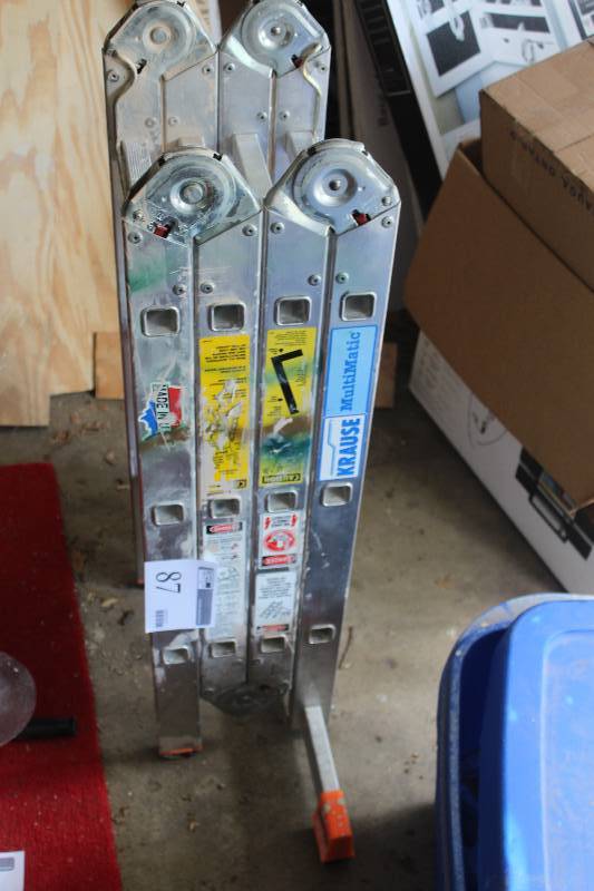 lot 87 image: Krause 12 Industrial Heavy Duty Ladder