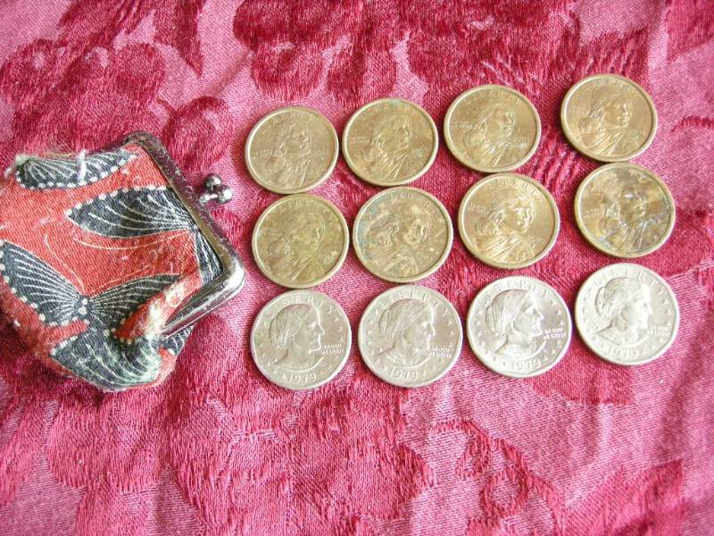 lot 20 image: Susan B Anthony & Sacagawea Dollars